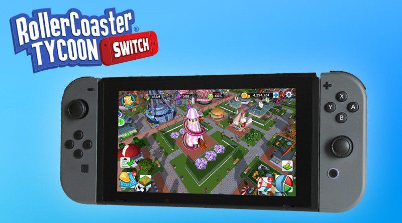 Mira cómo se ve RollerCoaster Tycoon en Nintendo Switch