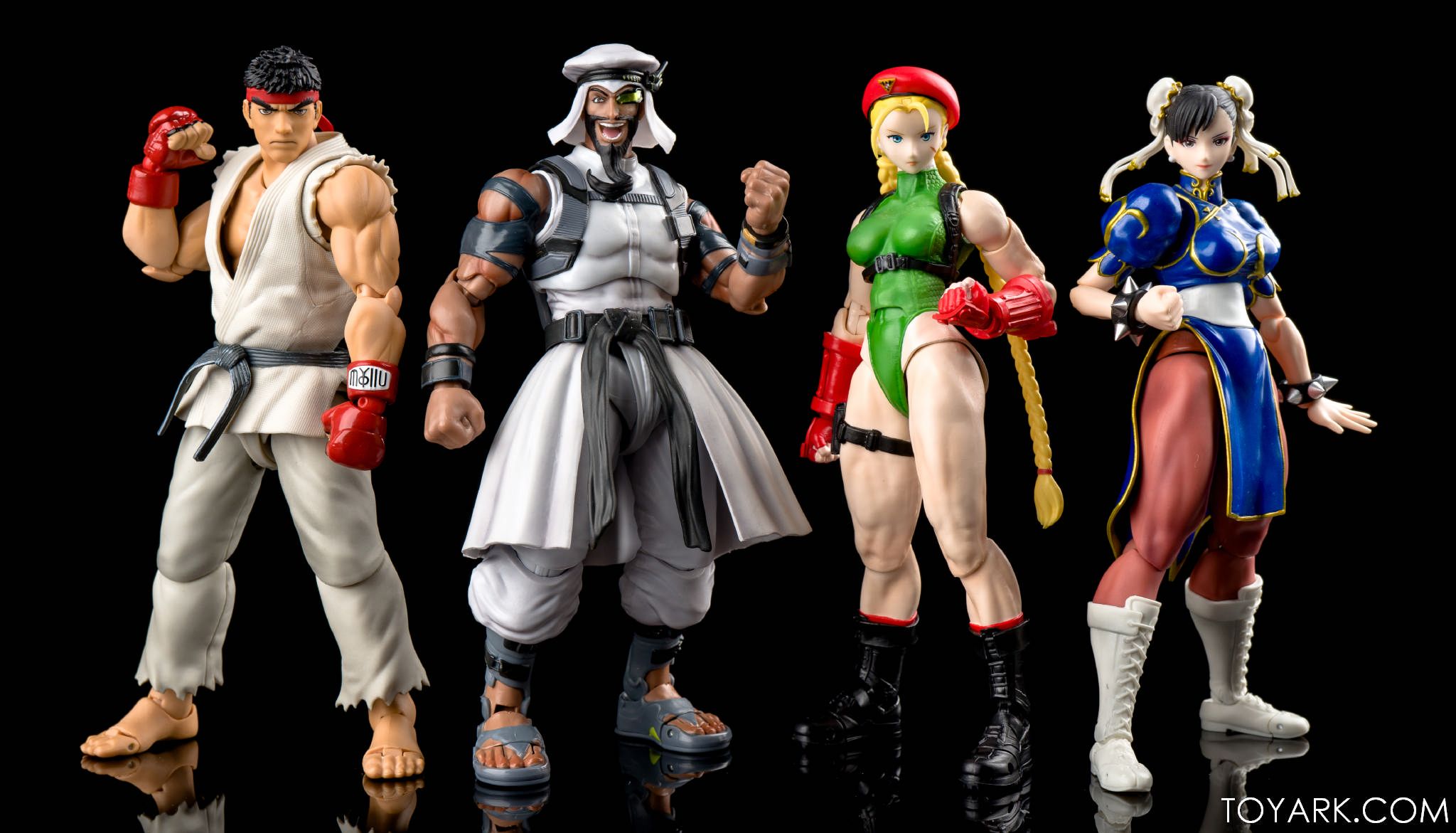 Las nuevas figuras articuladas de Street Fighter V son geniales