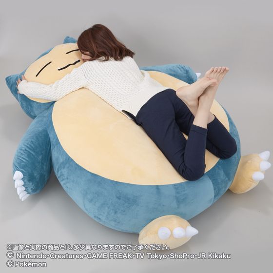 Vean este hermoso sillón gigante de Snorlax que se lanzará en Japón