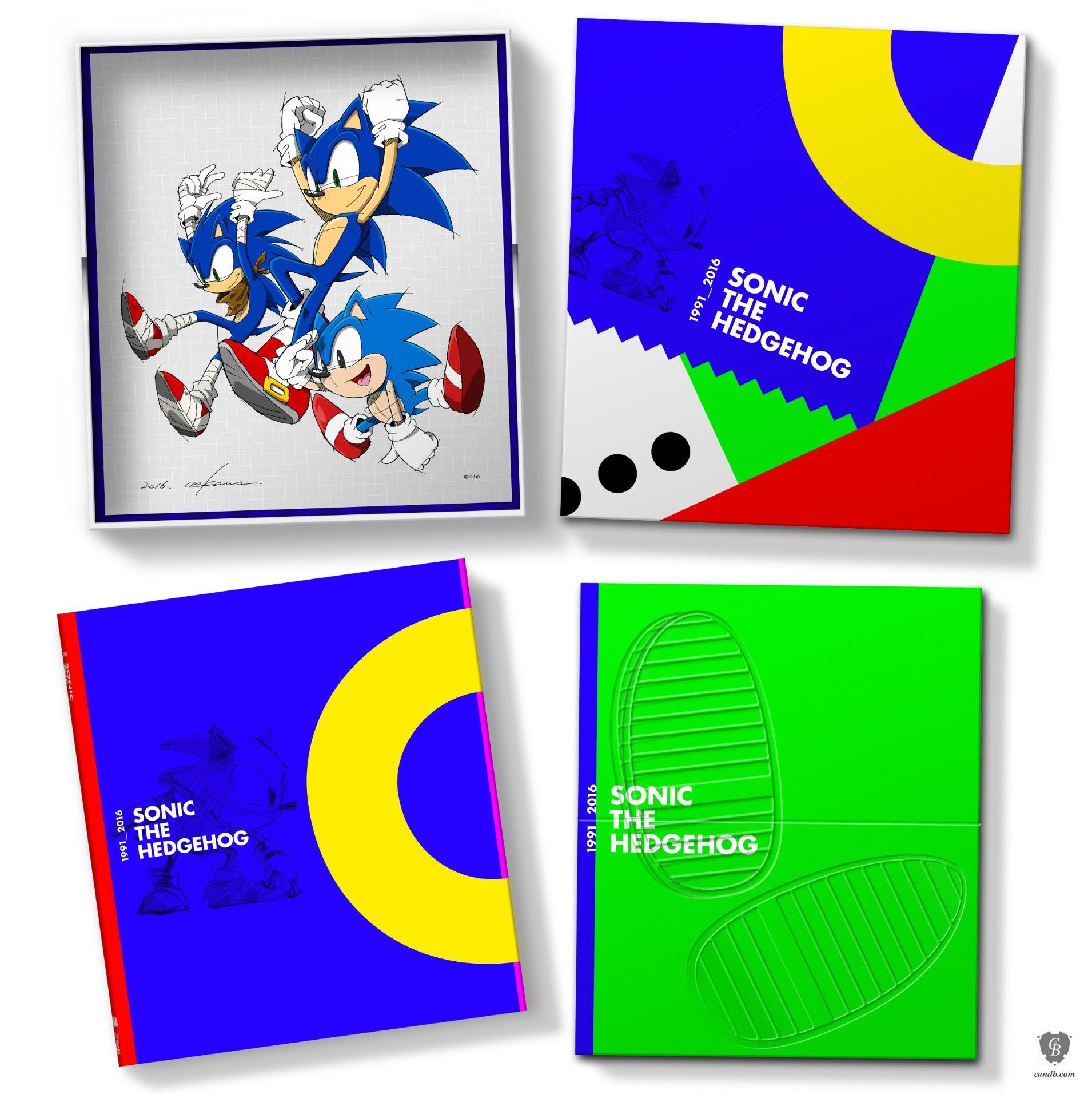 Cook & Becker y SEGA presentan el artbook para el 25° aniversario de Sonic The Hedgehog