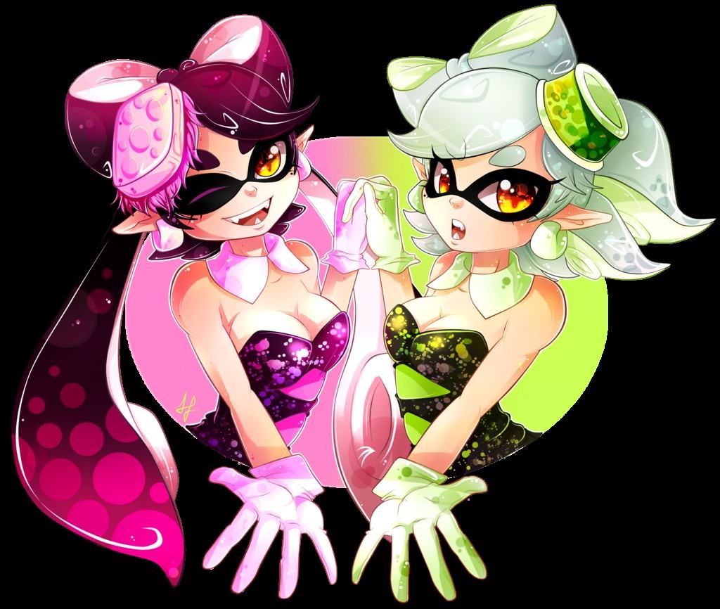 Así lucen los skins de las Squid Sisters en Super Mario Maker