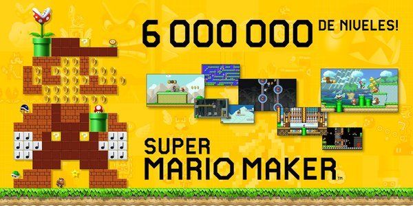 Más de 6 millones de niveles publicados en Super Mario Maker