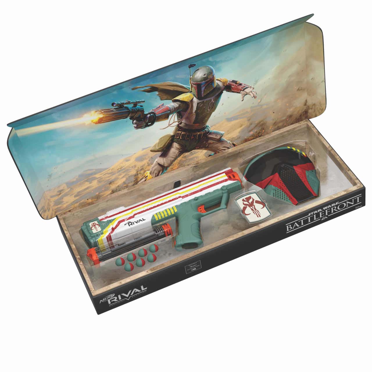 Nerf lanzará un blaster y una máscara de Boba Fett