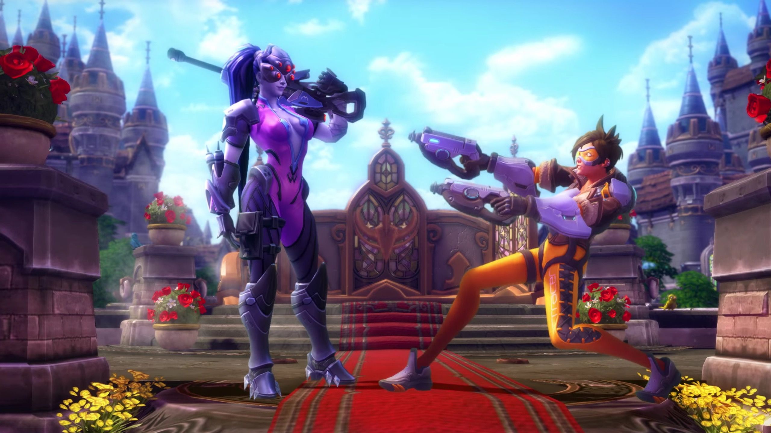 Mira cómo doblaron a Tracer y a Widowmaker en el primer corto de Overwatch