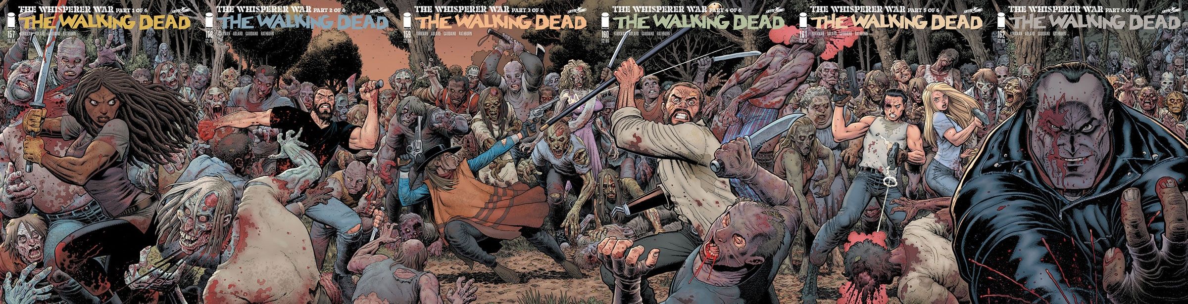 The Walking Dead muestra las portadas variantes de The Whisperer War