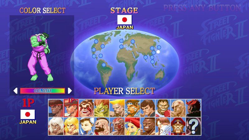 Podrás personalizar tus colores en Ultra Street Fighter II: The Final Challengers