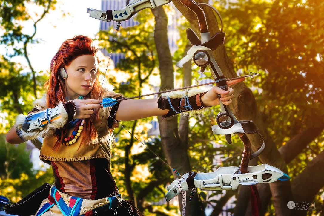 Mira este increíble cosplay de Aloy de Horizon: Zero Dawn