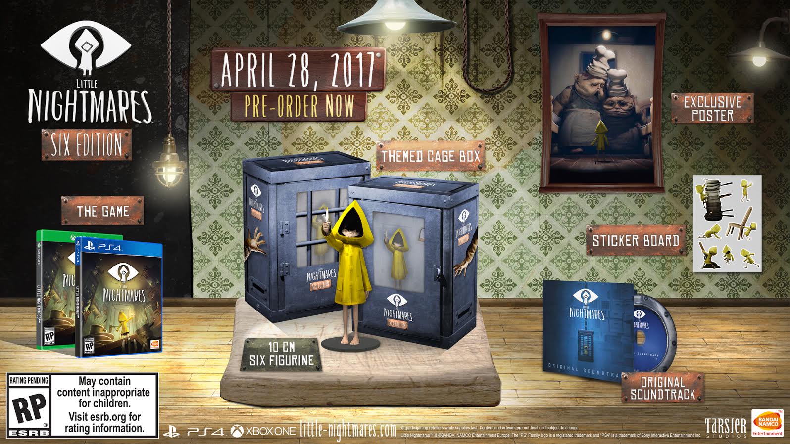 Little Nightmares confirma su fecha de lanzamiento en PlayStation 4
