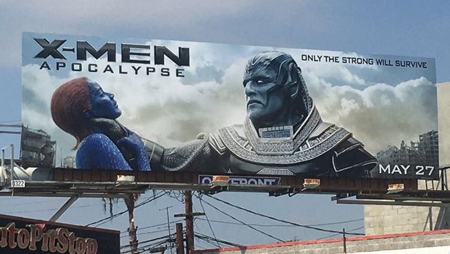 Critican un cartel de X-Men: Apocalypse por supuesta violencia de género