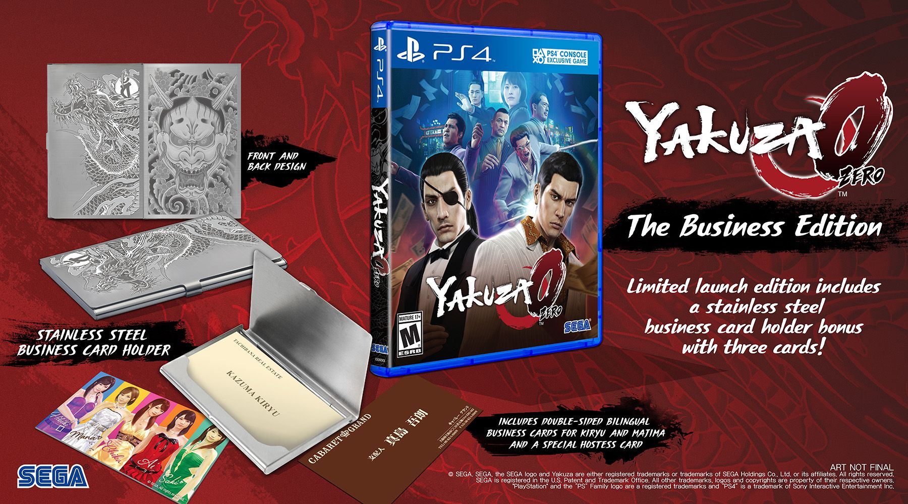 Así será Yakuza 0: Business Edition para PlayStation 4, se desmiente la versión para PC